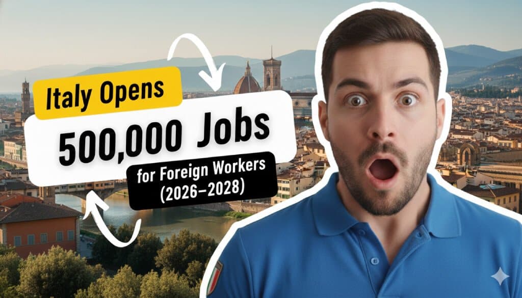 Italy’s Big Opportunity for Foreign Workers in 2026–2028 (Decreto Flussi Explained Simply)