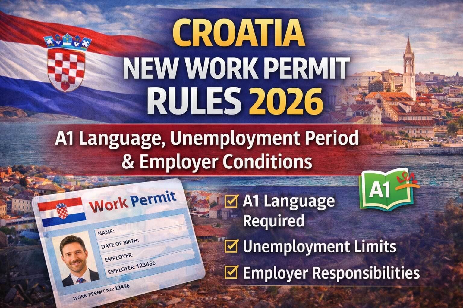 Croatia New Work Permit Rules 2026: A1.1 level Language