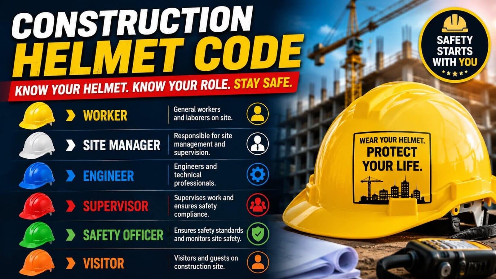 Construction Safety Helmets