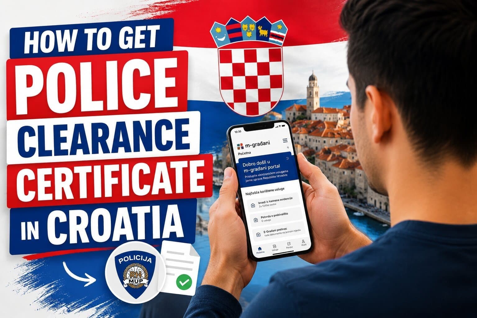 How to get Police Clearance Certificate in Croatia