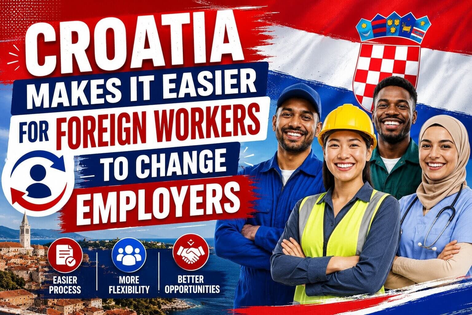 Croatia Makes It Easier for Foreign Workers to Change Employers