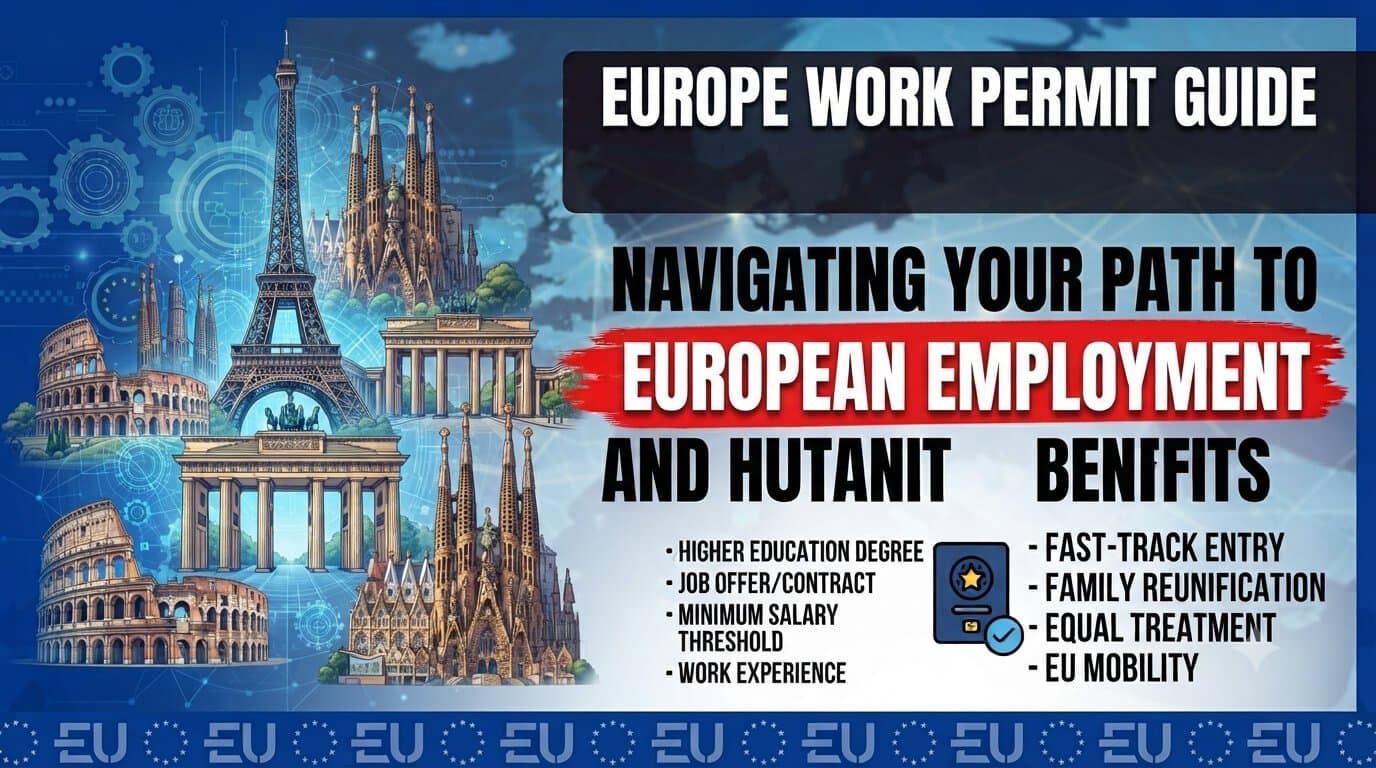 Europe Work Permit Guide 2026: Requirements, Application Process and Visa Options