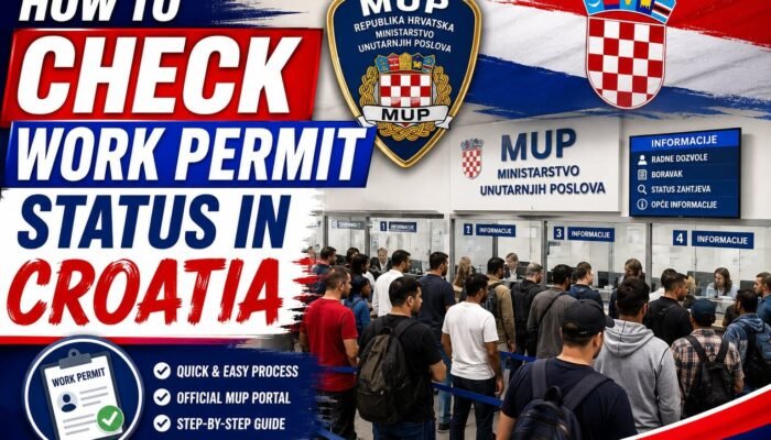 How to check Work Permit status in Croatia