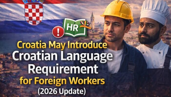 Croatia May Introduce Croatian Language Requirement for Foreign Workers (2026 Update)