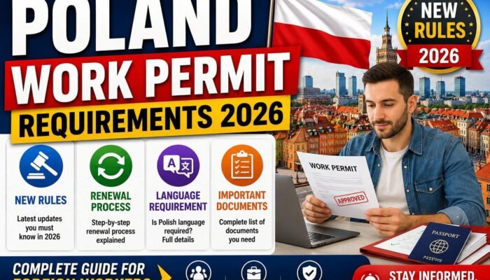 Poland Work Permit Requirements 2026 – New Rules, Renewal Process, Language Requirement & Important Documents
