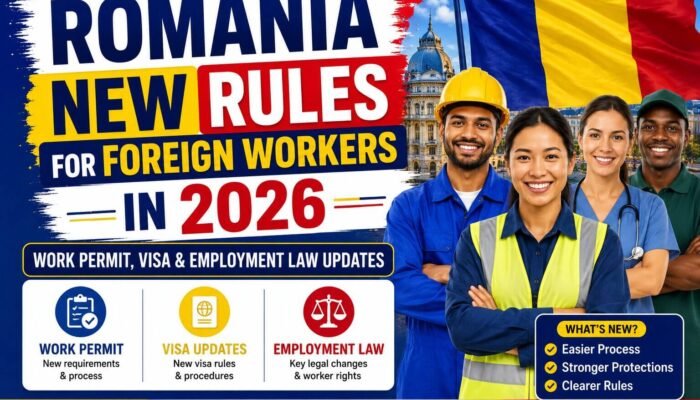 Romania New Rules for Foreign Workers in 2026 – Work Permit, Visa & Employment Law Updates