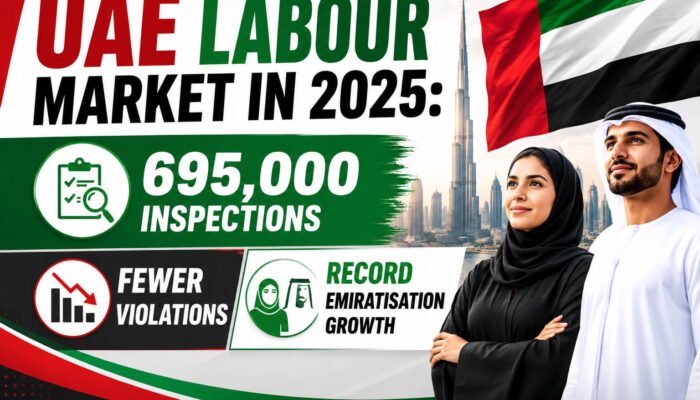 UAE Labour Market in 2025: 695,000 Inspections, Fewer Violations and Record Emiratisation Growth